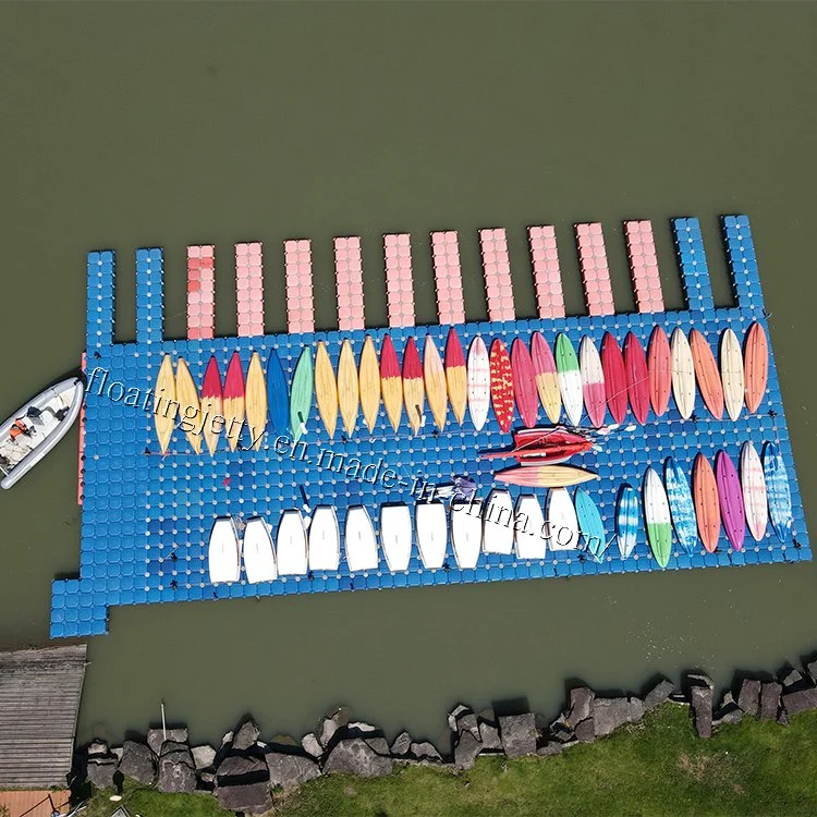 Modular Plastic Floating Bridge Platform in China