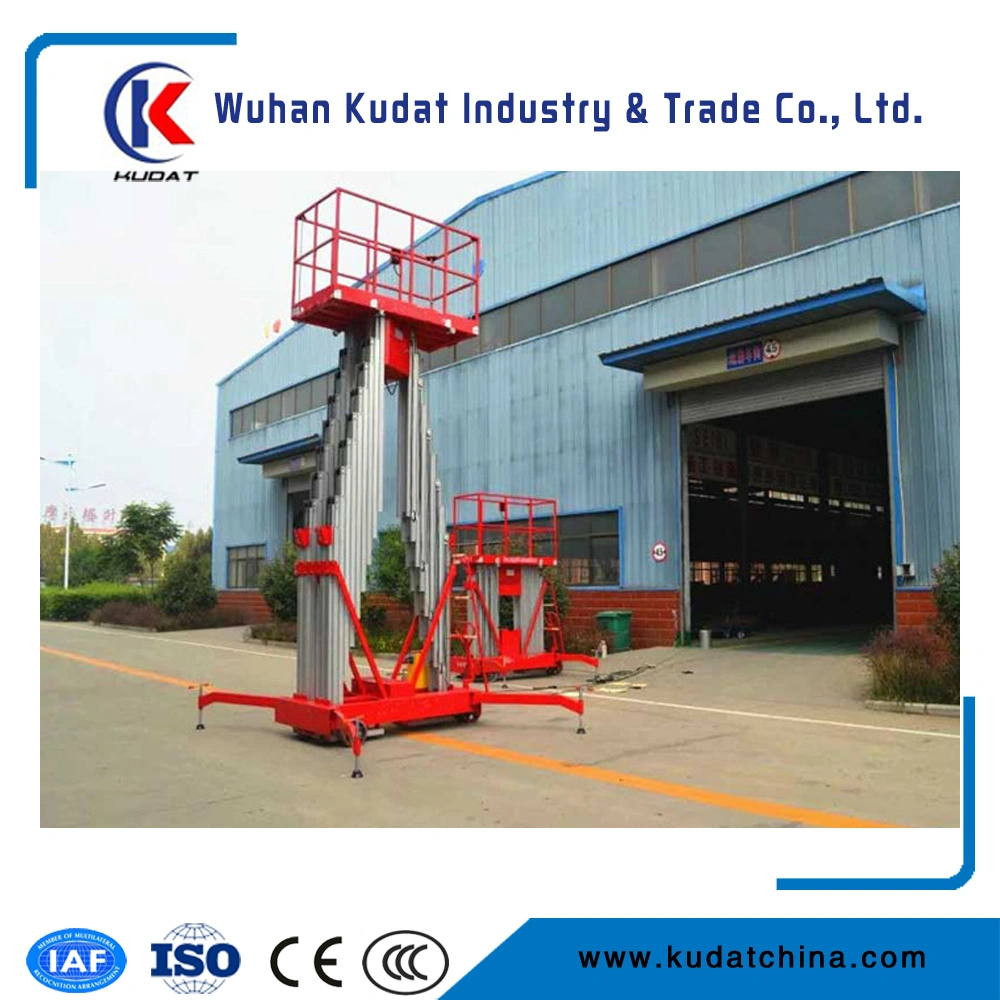 Double Mast Aluminum Aerial Working Platform