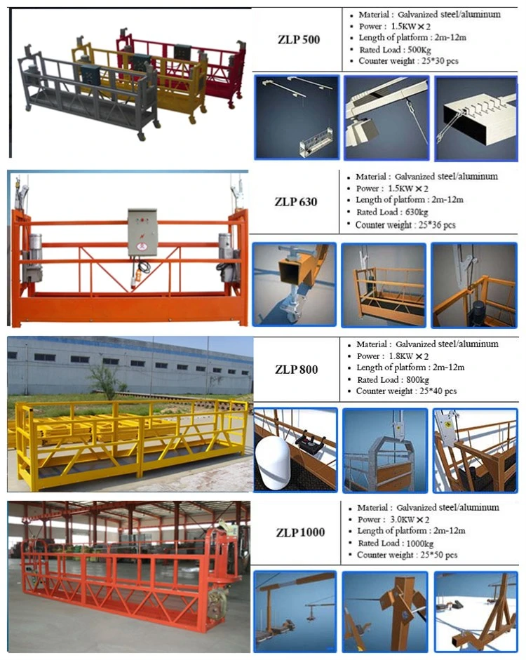 Hot Galvanized Special Customized Corner Suspended Platform