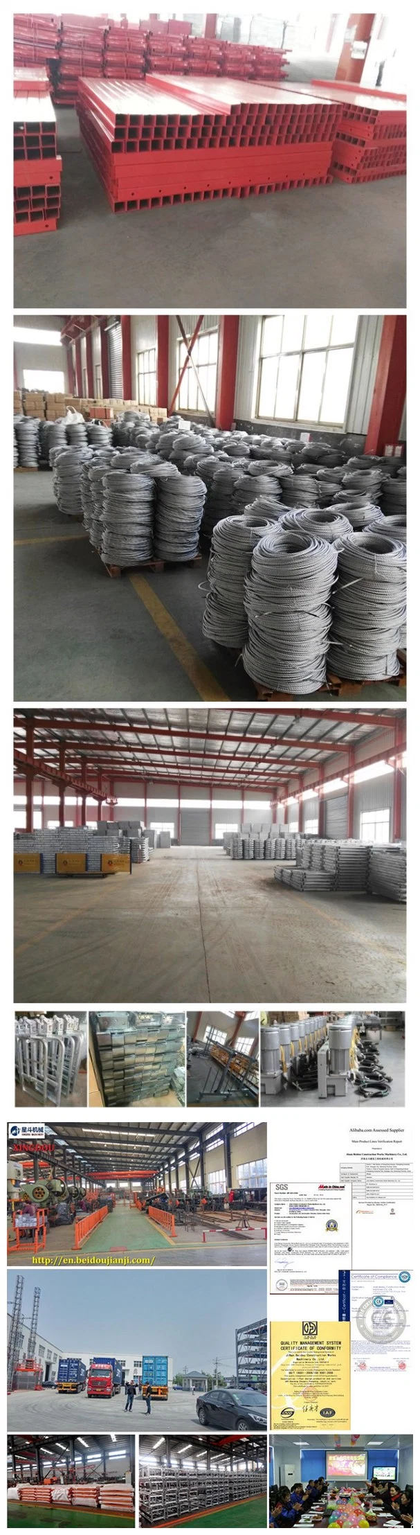 Hot Galvanized Special Customized Corner Suspended Platform